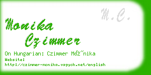 monika czimmer business card